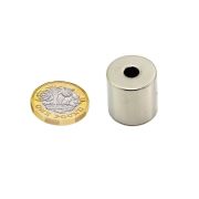 20mm dia x 20mm thick Diametrically Magnetised N42 Neodymium Magnet - 8kg Pull