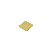 5 x 5 x 1.2mm thick N50 Neodymium Magnet - 0.4kg Pull (GOLD Plated)