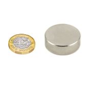 30mm dia x 10mm thick N52 Neodymium "Strongest Grade" Magnet - 24kg Pull